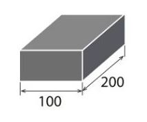 Брусчатка "Стандарт Коричневый" 100x200х40 (1 П.4, ЭДД 1.4) Колдиз в Подольске по низкой цене