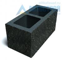 блок облицовочный фасадный угловой двухпустотный 190х188х390 мм черный а-строй Подольск купить