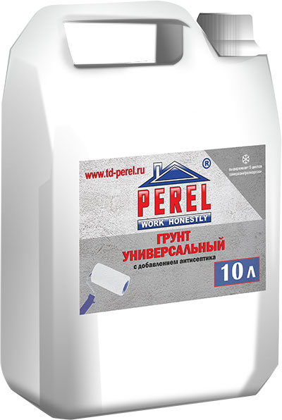Грунтовка универсальная антисептическая Perel Uniprim, 10 л в Подольске по низкой цене