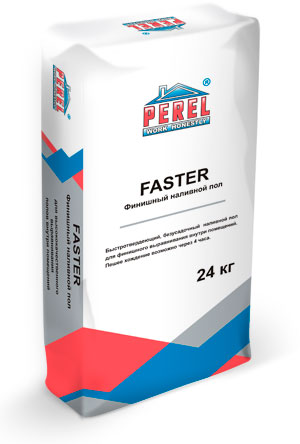 0732 Faster Наливной пол PEREL  24 кг в Подольске по низкой цене