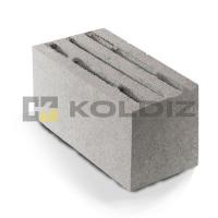 стеновой восьмищелевой блок (бетонный) 390х190х188 - серый  колдиз Подольск купить