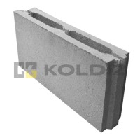 перегородочный пустотелый блок (бетонный) 390х80х188 - серый колдиз Подольск купить