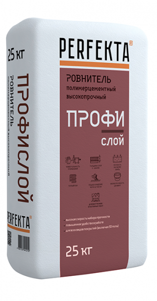 Ровнитель для пола Perfekta полимерцементный высокопрочный ПРОФИслой 25 кг в Подольске по низкой цене