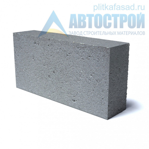 Блок облицовочный фасадный угловой полнотелый 90х188х390 мм серый А-Строй в Подольске по низкой цене