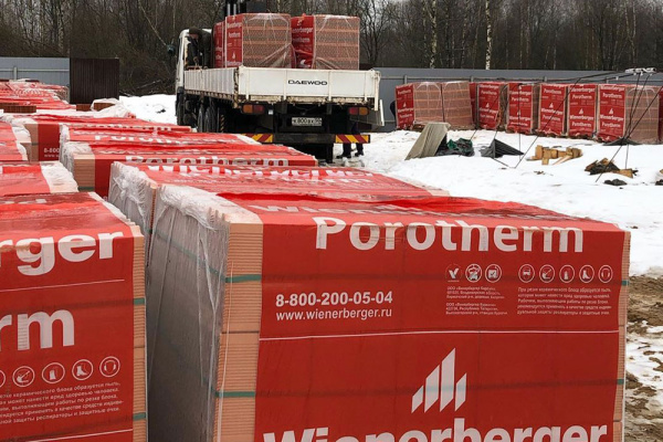 Блок керамический  Forati М-35 поризованный Porotherm/ Wienerberger в Подольске по низкой цене