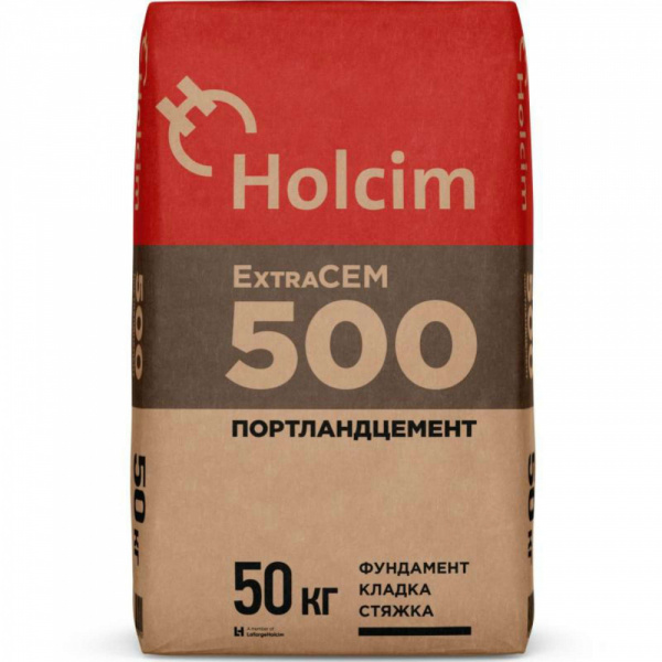 Цемент Holcim ExtraCEM 500 Портландцемент II/А-И 42,5 Б, 50кг в Подольске по низкой цене