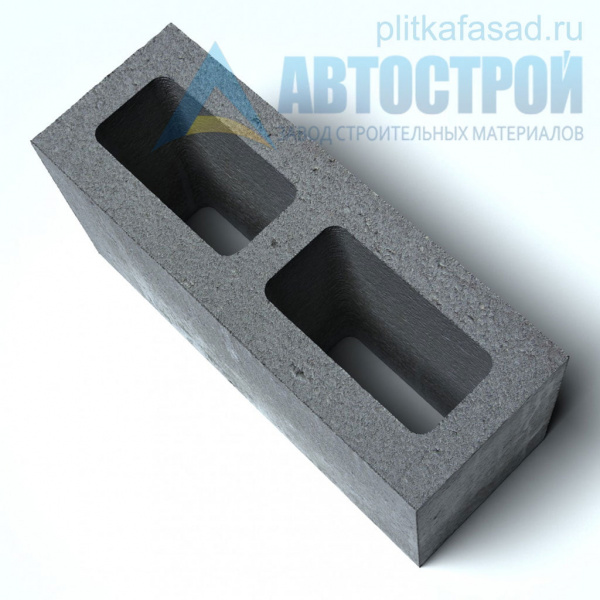 Блок керамзито­бетонный для перегородок 120х190(188)х390 мм пустотелый  А-Строй в Подольске по низкой цене