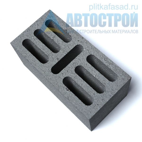 Блок бетонный стеновой 190x190x390 мм семищелевой А-Строй в Подольске по низкой цене